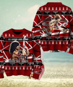 Van Halen Might As Well Jump Go A Head Jump Christmas Sweater Chirstmas Gifts 2024 Xmas For Family And Friends Ugly Sweater