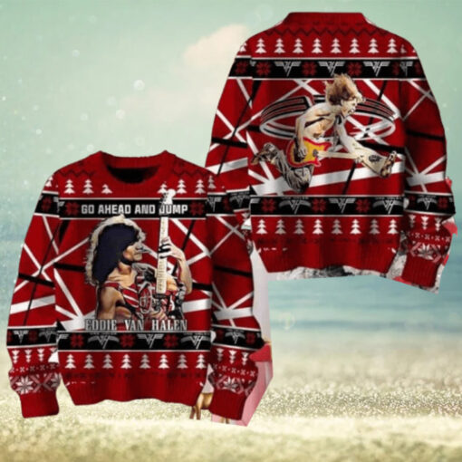 Van Halen Might As Well Jump Go A Head Jump Christmas Sweater Chirstmas Gifts 2024 Xmas For Family And Friends Ugly Sweater