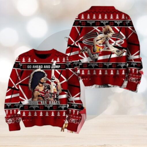 Van Halen Might As Well Jump Go A Head Jump Christmas Sweater Chirstmas Gifts 2024 Xmas For Family And Friends Ugly Sweater