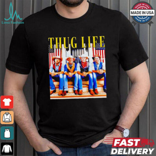 Vance Kennedy Trump Musk 2024 thug life cowboy shirt