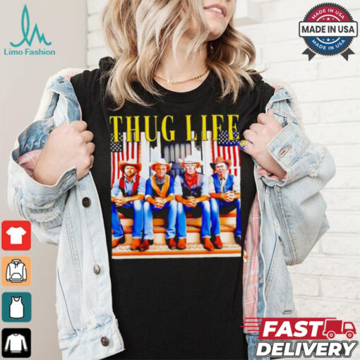 Vance Kennedy Trump Musk 2024 thug life cowboy shirt
