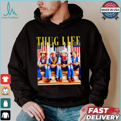 Vance Kennedy Trump Musk 2024 thug life cowboy shirt