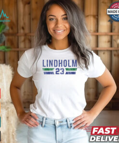 Vancouver Canucks 23 Elias Lindholm vintage shirt