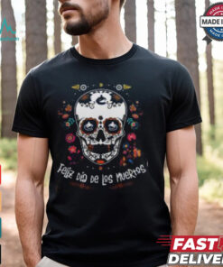 Vancouver Canucks Skull Dia De Los Muertos 2024 T Shirt