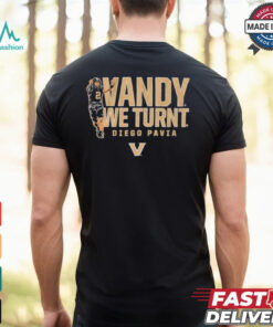 Vanderbilt Commodores Football Diego Pavia Vandy We Turnt T shirts