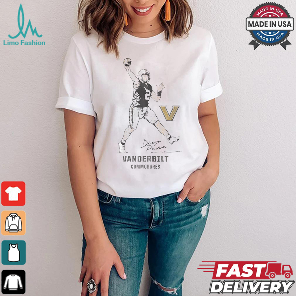 Vanderbilt Football Diego Pavia Superstar Pose T Shirt Vanderbilt Football Diego Pavia Superstar Pose T Shirt
