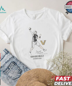 Vanderbilt Football Diego Pavia Superstar Pose T Shirt
