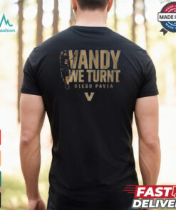 Vanderbilt Football Diego Pavia Vandy We Turnt T Shirt