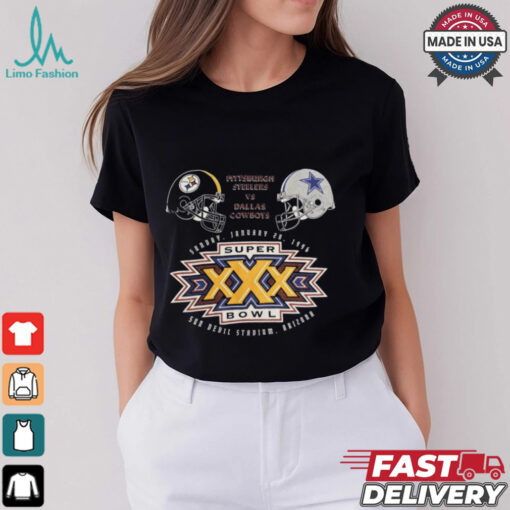 Vintage 1996 Super Bowl XXX Graphic shirt