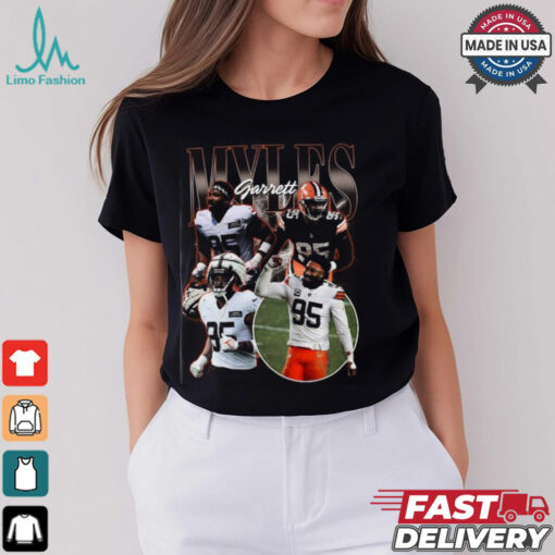 Vintage 90s Graphic Style Myles Garrett Tshirt