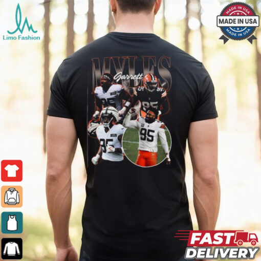 Vintage 90s Graphic Style Myles Garrett Tshirt