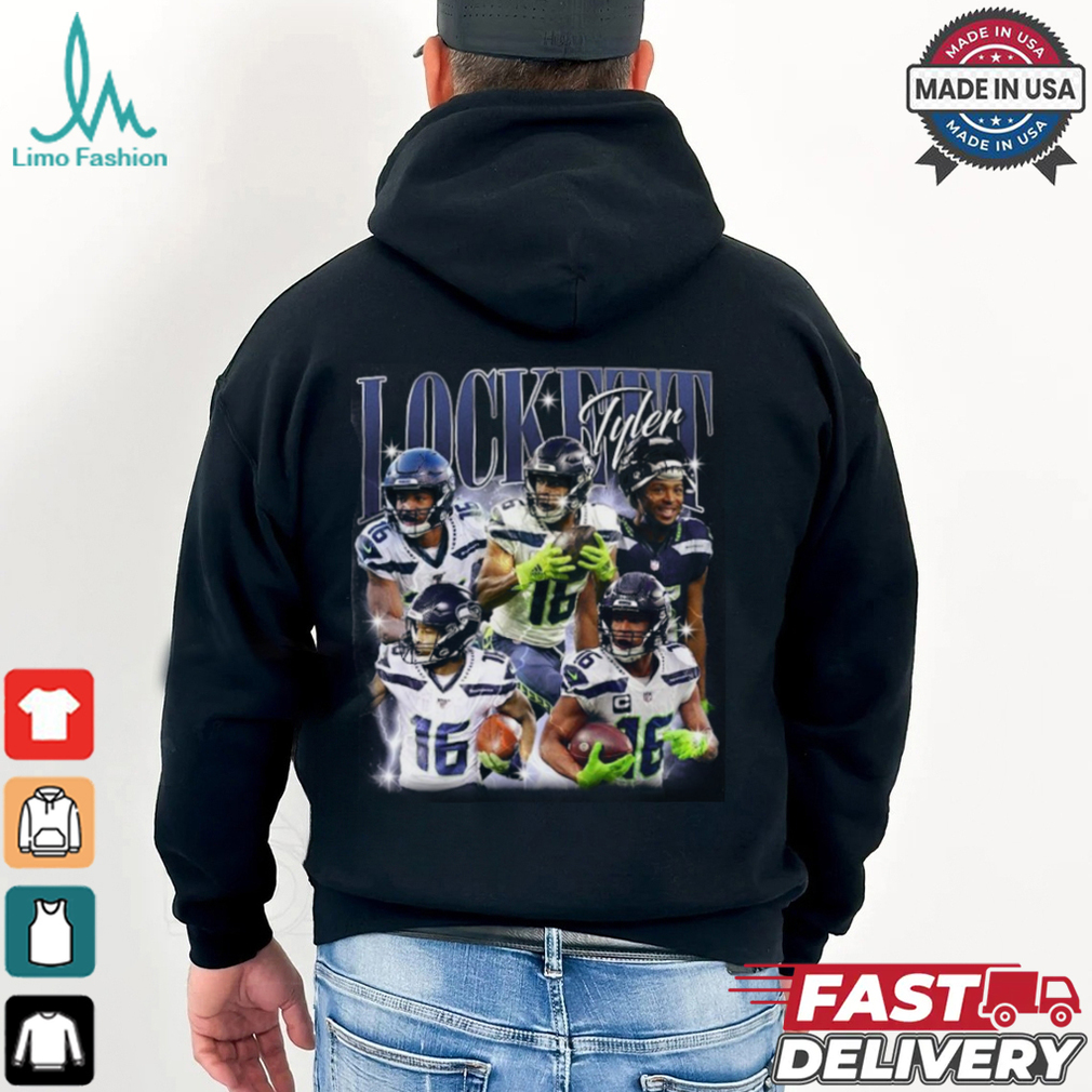 Vintage 90s Graphic Style Tyler Lockett Shirt Vintage 90s Graphic Style Tyler Lockett Shirt