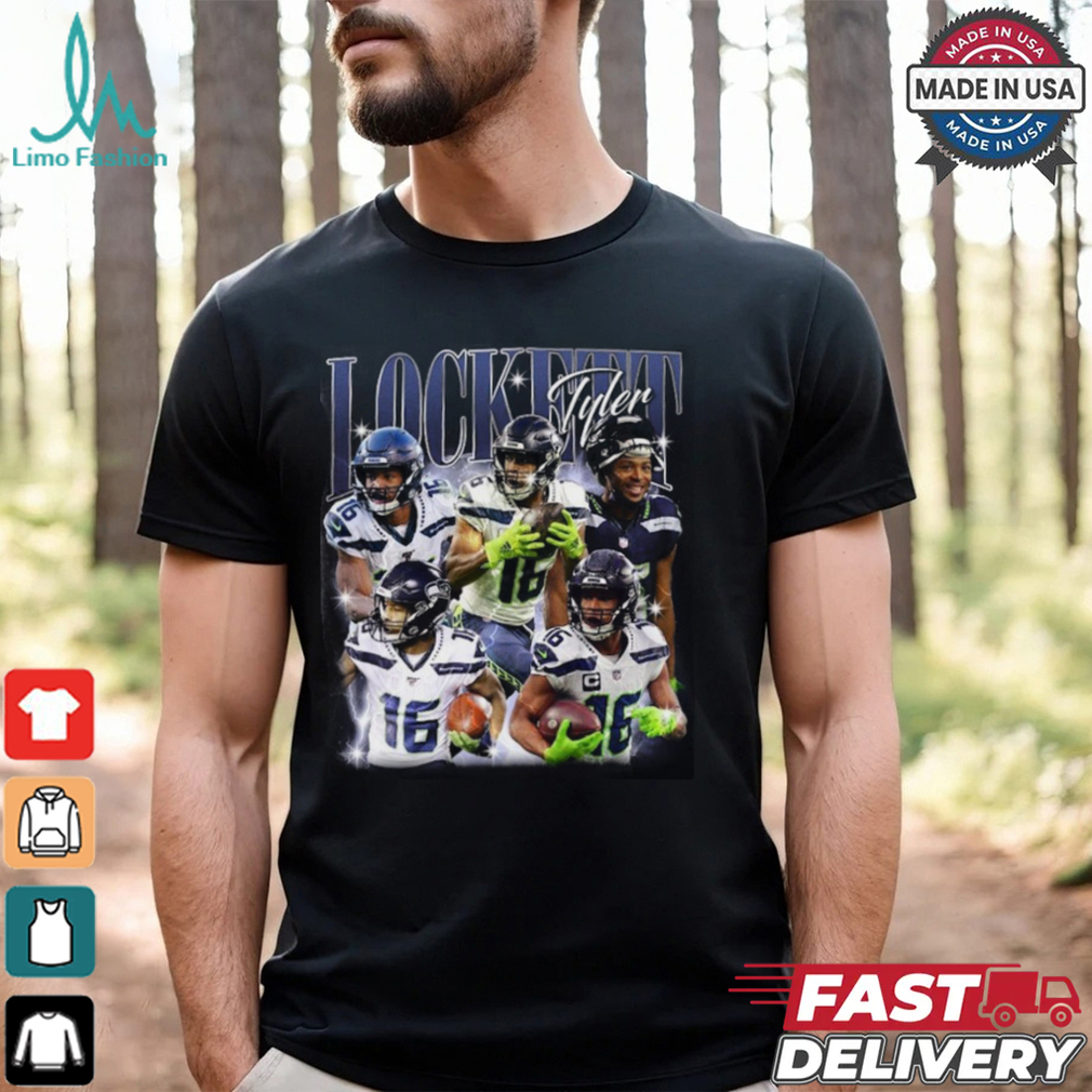 Vintage 90s Graphic Style Tyler Lockett Shirt Vintage 90s Graphic Style Tyler Lockett Shirt