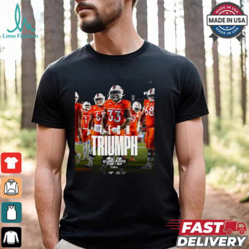 Virginia Tech Hokies Wins 42 21 Boston College Eagles football October 17, 2024 Game Final Score Shirt