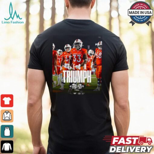 Virginia Tech Hokies Wins 42 21 Boston College Eagles football October 17, 2024 Game Final Score Shirt