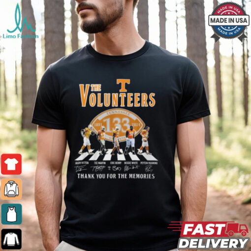 Volunteers Tennessee 133th Anniversary 1891 2024 Thank You For The Memories T Shirt