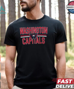 Washington Capitals Starter Mesh Look Team Name Logo Pullover shirt