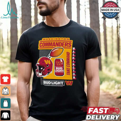 Washington Commanders Bud Light take Command shirt