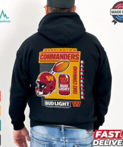 Washington Commanders Bud Light take Command shirt