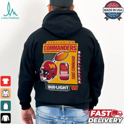 Washington Commanders Bud Light take Command shirt