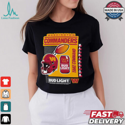 Washington Commanders Bud Light take Command shirt