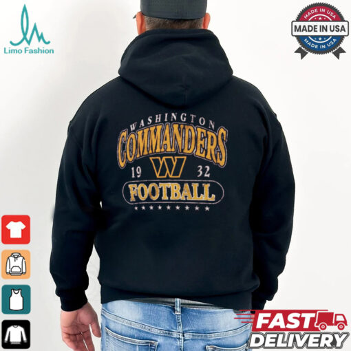 Washington Commanders Fanatics Heather Burgundy Official Retro Tri Blend T Shirt