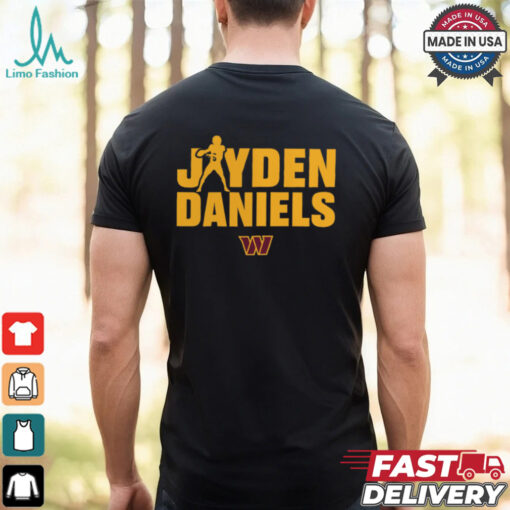 Washington Commanders Jayden Daniels Play Motion T Shirt