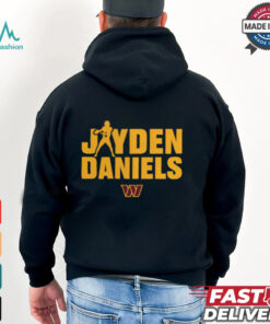 Washington Commanders Jayden Daniels Play Motion T Shirt