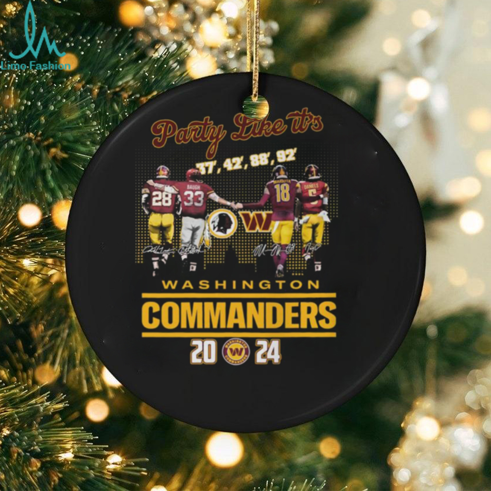 Washington Commanders Party Like It’s 37′ 42′ 88′ 92′ And 2024 T Shirt Washington Commanders Party Like It’s 37′ 42′ 88′ 92′ And 2024 T Shirt