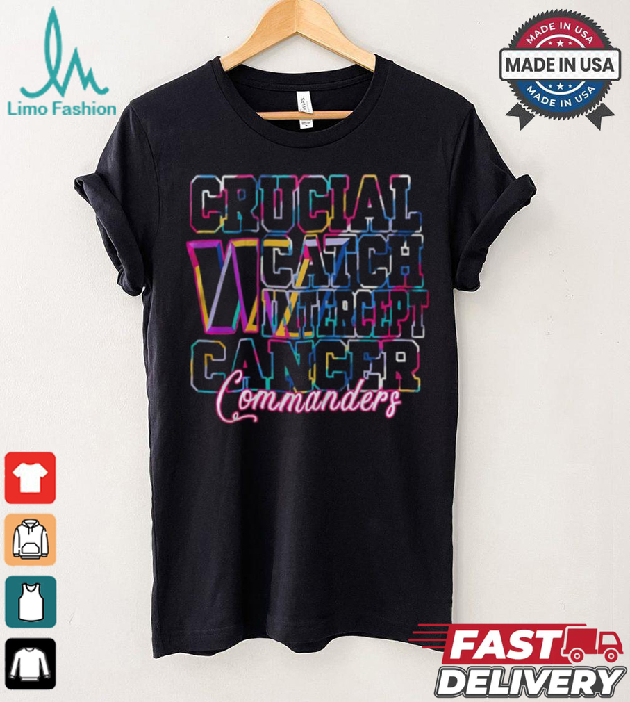 Washington Commanders – Crucial Catch Intercept Cancer Shirt Washington Commanders – Crucial Catch Intercept Cancer Shirt