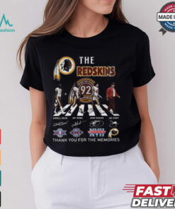 Washington Redskins 92nd Anniversary Thank You For The Memories T Shirt