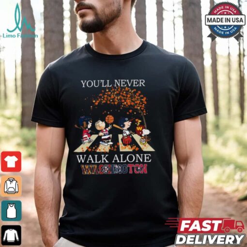 Washington You’ll Never Walk Alone Peanuts Shirt