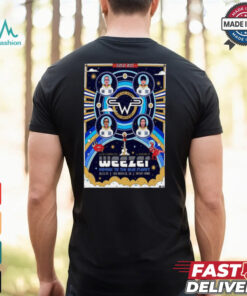 Weezer The Flaming Lips Dinosaur JR Event Voyage To The Blue Planet Oct 11 2024 Los Angeles, CA Intuit Done Poster Shirt