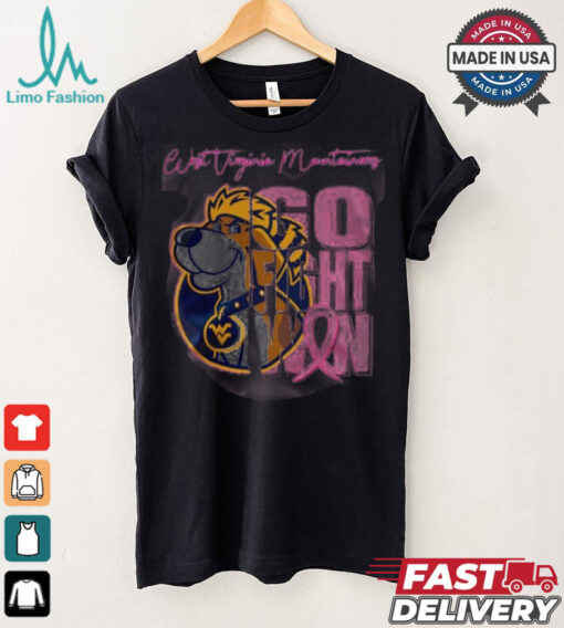 West Virginia Mountaineers – Tackle Breast Cancer Go Fight Win  T Shirt