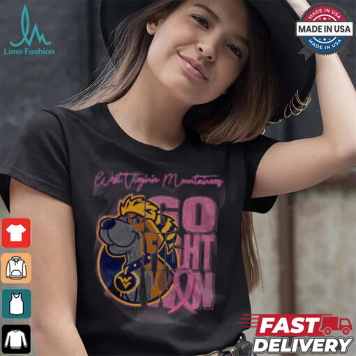 West Virginia Mountaineers – Tackle Breast Cancer Go Fight Win  T Shirt