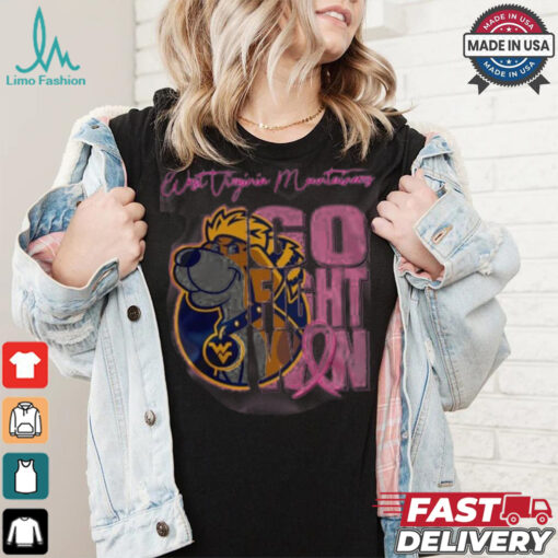 West Virginia Mountaineers – Tackle Breast Cancer Go Fight Win  T Shirt