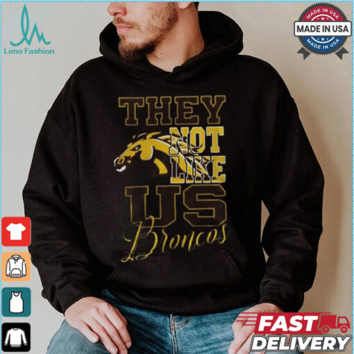 Western Michigan Broncos – They Not Like Us 3D T Shirt – Black