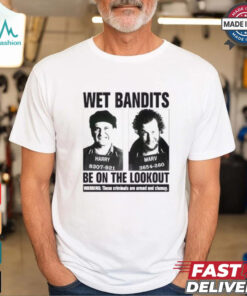 Wet Bandits Mugshot Home Alone Funny Christmas T Shirt