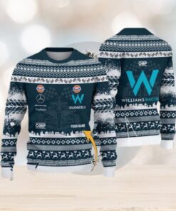 Williams Racing Customized Ugly Christmas Sweater Gift For Holiday