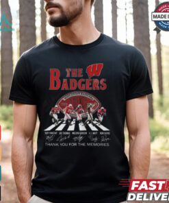 Wisconsin Badgers 135th Anniversary 1889 2024 Thank You For The Memories T Shirt