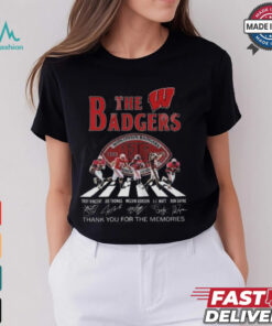 Wisconsin Badgers 135th Anniversary 1889 2024 Thank You For The Memories T Shirt