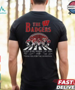 Wisconsin Badgers 135th Anniversary 1889 2024 Thank You For The Memories T Shirt