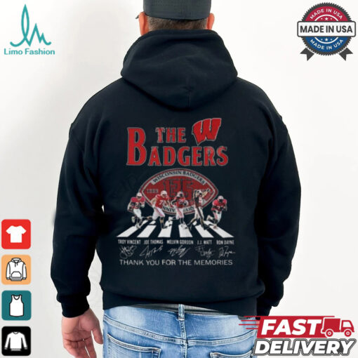 Wisconsin Badgers 135th Anniversary 1889 2024 Thank You For The Memories T Shirt
