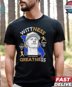 Wittness Greatness Bobby Witt Jr. Kansas City Royals baseball Map shirt