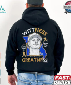 Wittness Greatness Bobby Witt Jr. Kansas City Royals baseball Map shirt