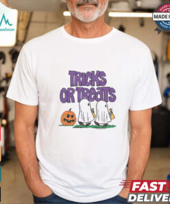 Women_s Peanuts Tricks Or Treats shirt