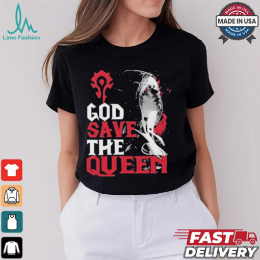 World Of Warcraft God Save The Queen Sylvanas Windrunner Shirt