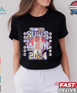World Series Yankees vs Dodgers 2024 trophy vintage shirt