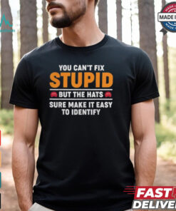 You Can’t Fix Stupid But The Hats Sure Make It Easy To Identify T shirt