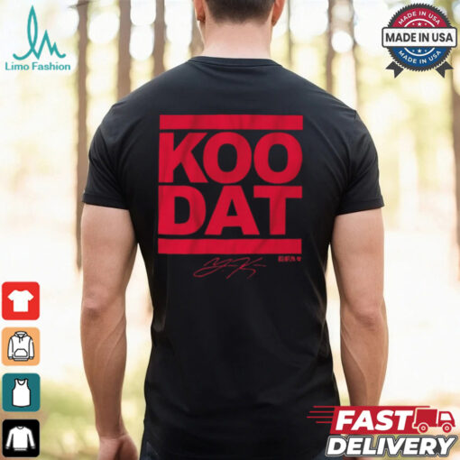 Younghoe Koo Koo Dat Atlanta Falcons Signature t shirt